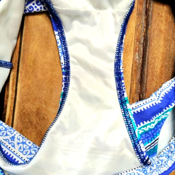 Lands'End women's plus size high waisted bikini bottoms - Picture 3 of 4